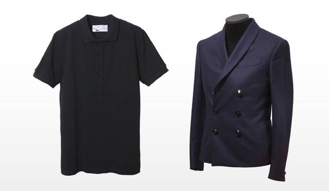 祐真朋樹｜CRYSTALLIZED™-Swarovski Elements</br>Kitsuné｜POLO SHIRT 、DOUBLE BREASTED JACKET