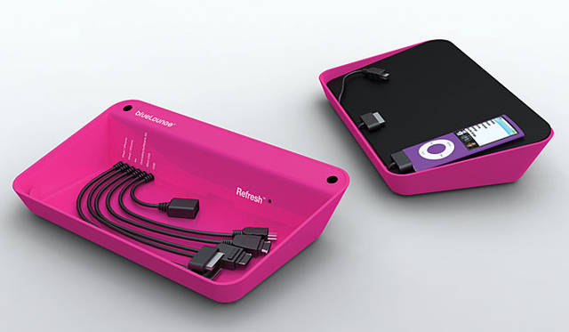 Bluelounge Designの充電トレイ 「Refresh」