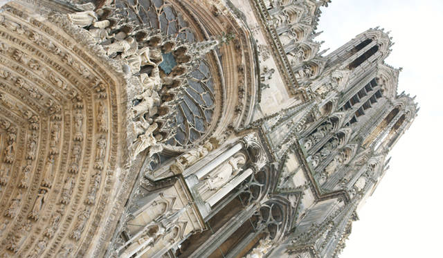 世界遺産ランスのノートル・ダム大聖堂