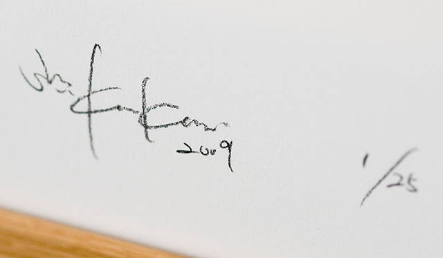 INFRAME│川上 俊氏の作品のサイン