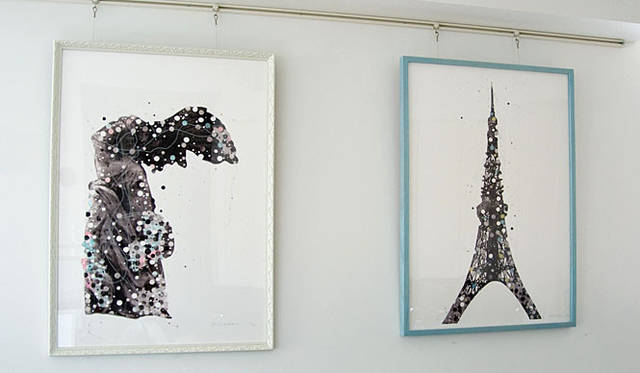 INFRAME│<b>宮山香里</b>　左／Nike 18万9000円、右／Tower 18万9000円