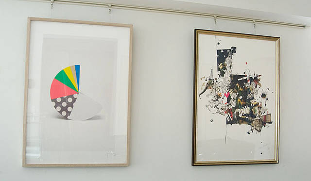 INFRAME│<b>ヨハン プラグ</b>　左／Pie 18万9000円、<b>西田幸司</b>　右／Day Dream 18万9000円