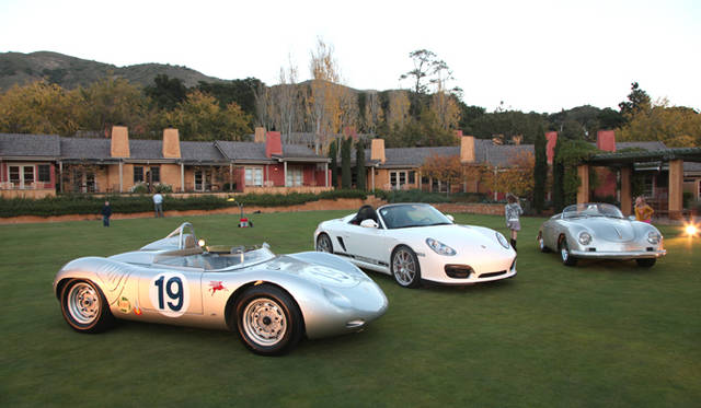 <em>PORSCHE BOXSTER SPYDER｜ポルシェ・ボクスター・スパイダー</em>　ポルシェが誇る歴代のスパイダーが顔を揃えた