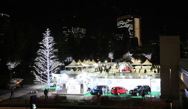 Volkswagen｜フォルクスワーゲン 「フォルクスワーゲン スケートリンク in 東京ミッドタウン」全景