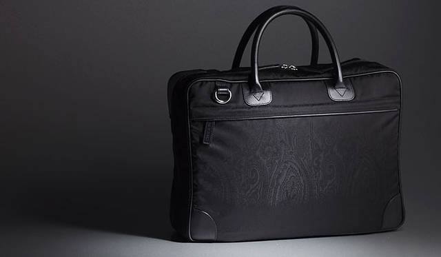 <strong>ETRO｜エトロ</strong>　ブリーフケース（黒）9万7650円