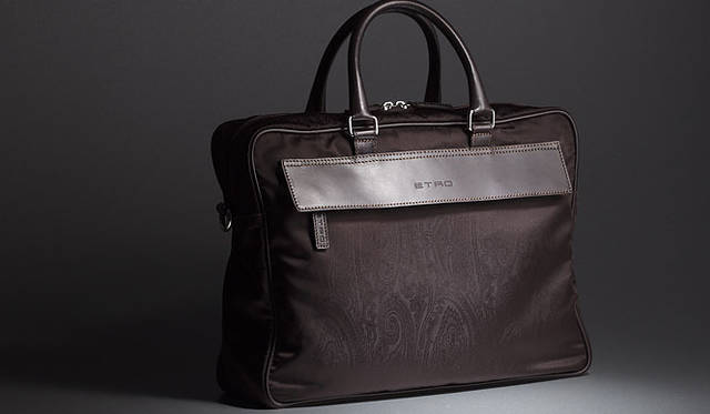 <strong>ETRO｜エトロ</strong>　ブリーフケース（茶）8万7150円