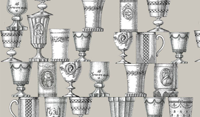 Cole ＆ Son｜Boemia　by　Fornasetti　gray