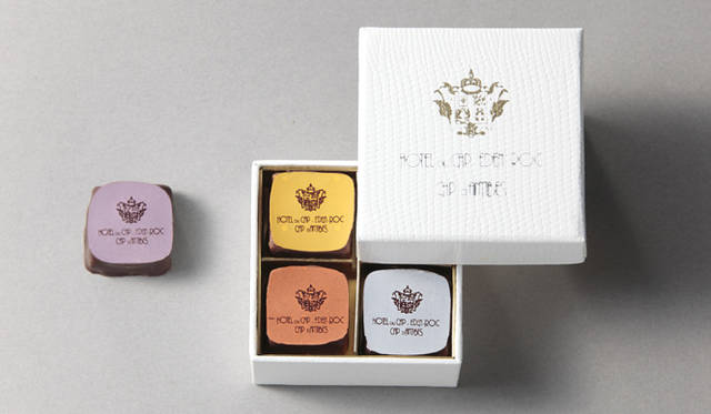 伊勢丹新宿店「サロン・デュ・ショコラ」｜オテル デュ キャップ-エデン-ロック/フランス・アンティーブ（新登場・初出店）「ショコラ詰め合わせ」（4個入）2205円