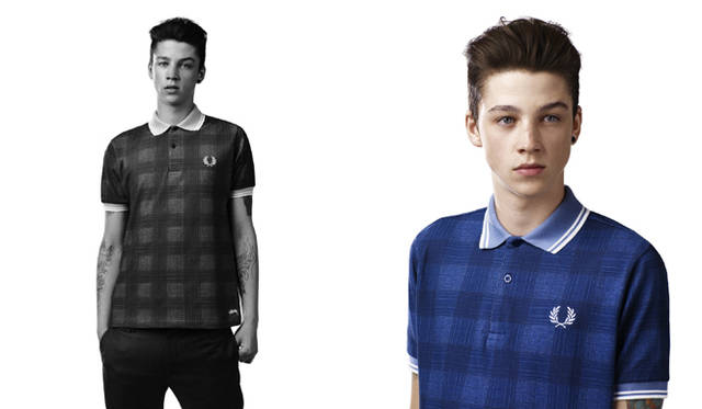 FRED PERRY×STUSSY DELUXE｜「BLANK CANVAS 2010」 Check Printed Polo Shirt 2万5200円