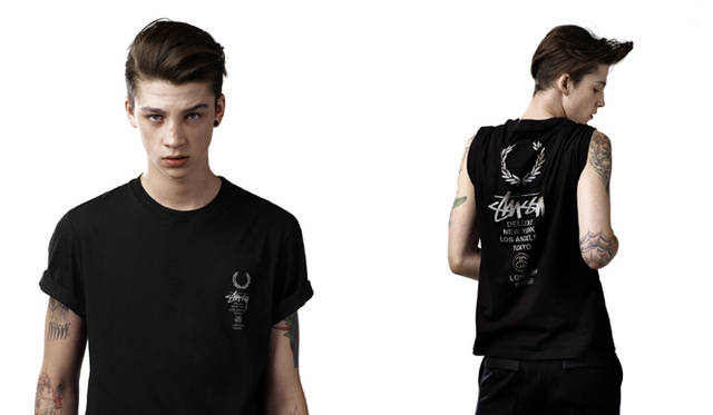 FRED PERRY×STUSSY DELUXE｜「BLANK CANVAS 2010」 T-Shirt 7350円