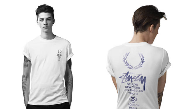 FRED PERRY×STUSSY DELUXE｜「BLANK CANVAS 2010」 T-Shirt 7350円