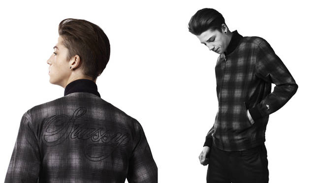 FRED PERRY×STUSSY DELUXE｜「BLANK CANVAS 2010」 Check Printed Bomber Jacket 5万2500円