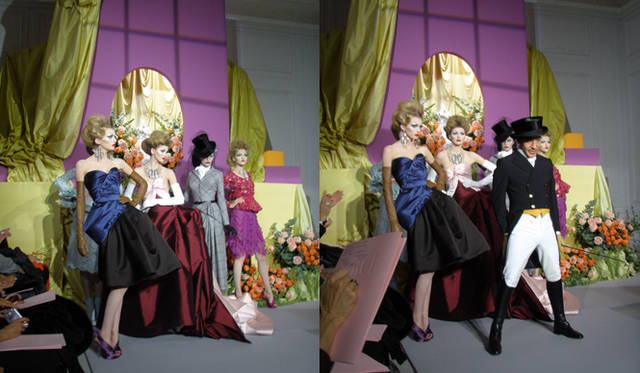 Dior｜ディオール　2010年春夏オートクチュールコレクションより。