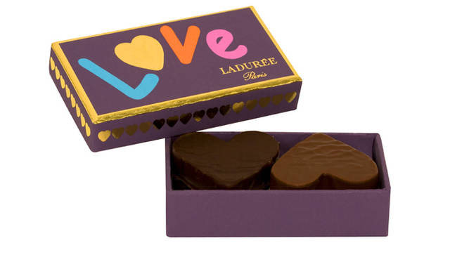 ラデュレ｜LADURÉE｜「LOVE」ハート・ショコラ（2個入り）1200円（ラデュレ／ラデュレ ジャパン）