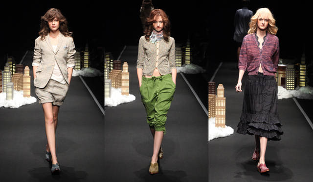 <strong>熊切秀典｜beautiful people</strong><br />  2010年春夏コレクション──東京フェミニンの新しいかたち