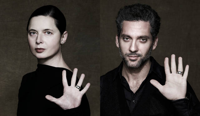 BVLGARI｜ブルガリ｜Isabella Rossellini、Giuseppe Fiorello｜Photo donated by Fabrizio Ferri