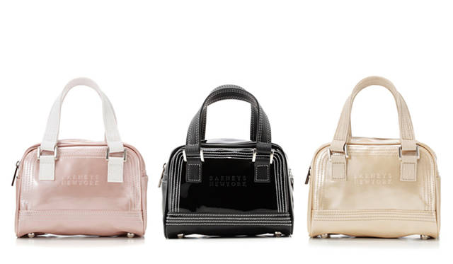 <b>BANEYS NEW YORK│バーニーズ　ニューヨーク</b>　バーニーズ　ニューヨーク エナメル ミニバッグ 各4935円