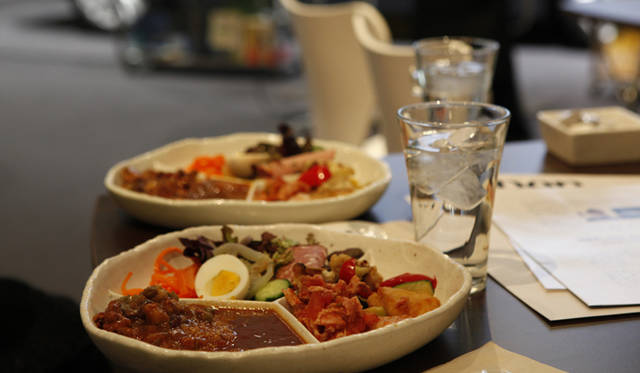 BMW Studio ONE｜トークショウの観客に振る舞われたビュッフェメニュー