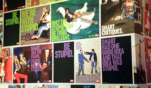 ディーゼル｜原宿に出現した 「BE STUPID STORE」
