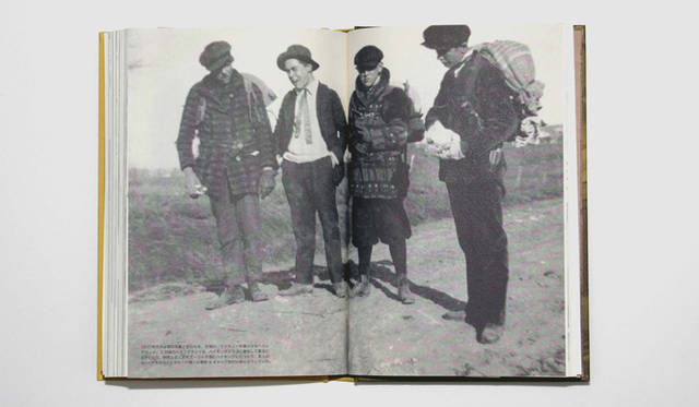 BOOK｜ 『ヘミングウェイの流儀 Hemingway’s Favorites』　左はしがマッキノーを着たヘミングウェイ少年。右からふたりめの少年も柄ちがいを着ている。