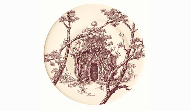 HERMÈS｜エルメス｜テーブルウエア 「メゾン アンシャンテ」｜デザートプレート No2　7875円