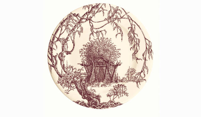 HERMÈS｜エルメス｜テーブルウエア 「メゾン アンシャンテ」｜デザートプレート No3　7875円