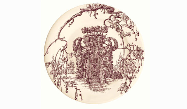 HERMÈS｜エルメス｜テーブルウエア 「メゾン アンシャンテ」｜デザートプレート No5　7875円