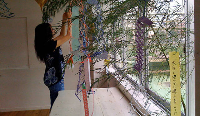 塚田有一│みどりの触知学｜七夕（学校園）