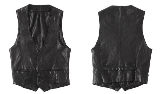 ESTNATION│エストネーション｜ベスト 3万4650円（ラムレザー / BLACK,GRAY,BROWN / SIZE:46,48）