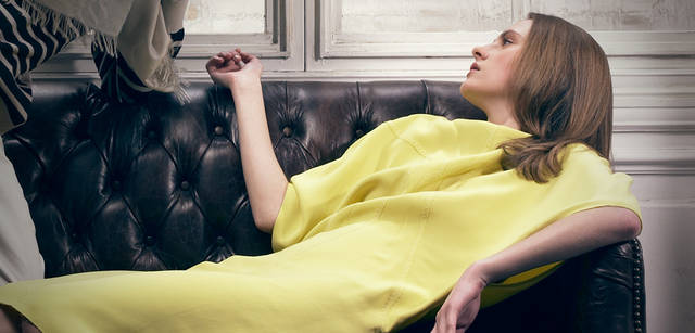 　ドレス 26万400円／サルヴァトーレ フェラガモ（フェラガモ・ジャパン）