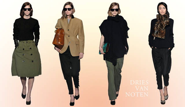 <br />「ドリス ヴァン ノッテンはアメリカントラッドをヨーロッパ調に変換して、大人っぽい上品なトラッドに見事に仕上げているところが注目です」