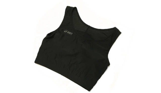 <b>asics｜アシックス</b>　「肩バランスブラトップ（ブラック） 」6930円