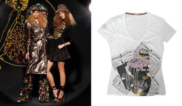ガリアーノ｜galliano｜2010 Spring & Summer COLLECTION｜Tシャツ 1万6800円