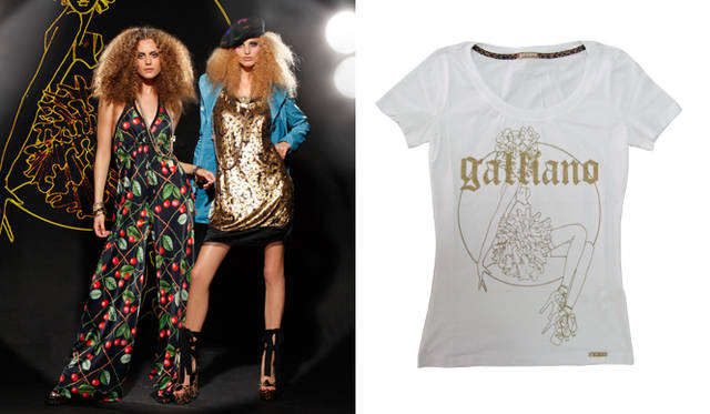 ガリアーノ｜galliano｜2010 Spring & Summer COLLECTION｜Tシャツ 1万6800円