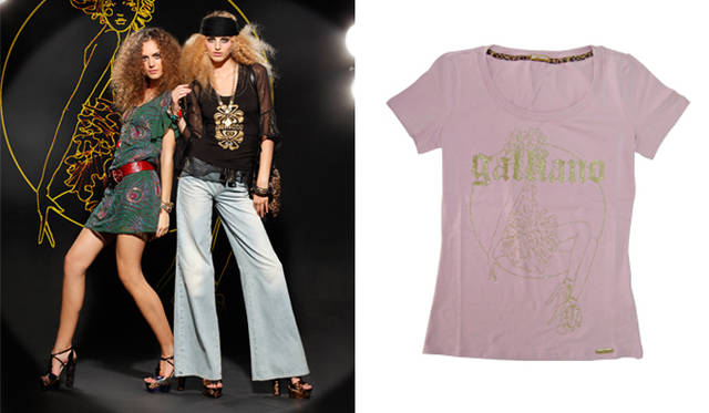 ガリアーノ｜galliano｜2010 Spring & Summer COLLECTION｜Tシャツ 1万6800円