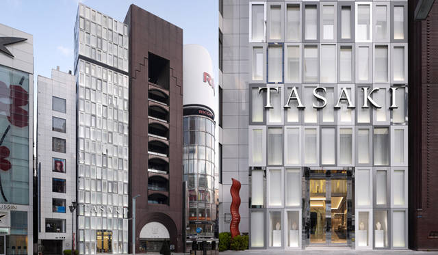 Divine of Creation　伊藤嶺花×乾久美子｜ファサードを手掛けた 『Tasaki Ginza Fragship Store』　Photo：ANO DAICI