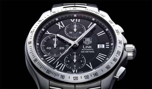 　リンク自動巻き　クロノグラフ　タキメーター　エレガンス　限定モデル