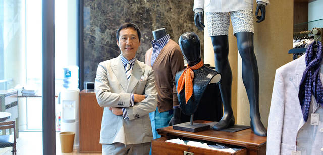 　ユナイテッドアローズ 原宿本店 メンズ館 2階 “ESSENTIALS OF UNITED ARROWS”　クリエイティブ・ディレクター 鴨志田康人さん