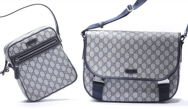 <b>GUCCI｜グッチ</b>　左から：ショルダーバッグ 5万9850円、メッセンジャーバッグ 8万7150円
