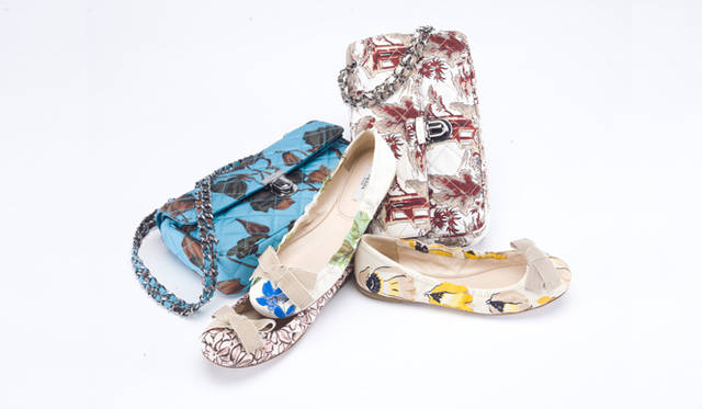 <b>PRADA｜プラダ</b>　バッグ 14万4900円、シューズ すべて4万2000円（プラダ／プラダ ジャパンカスタマーリレーションズ）