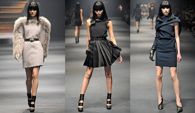 <b>萩原輝美｜LANVIN｜ランバン</b> 2010年秋冬コレクションより。