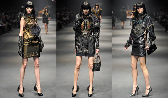 <b>萩原輝美｜LANVIN｜ランバン</b>2010年秋冬コレクションより。