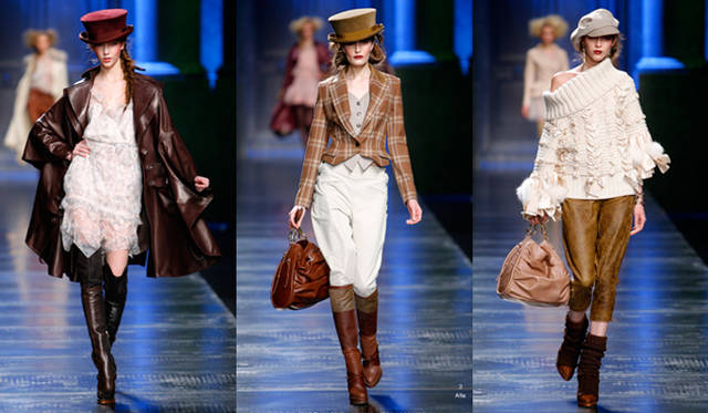 <b>萩原輝美｜CHRISTIAN DIOR｜クリスチャン ディオール</b>　2010年秋冬コレクションより。