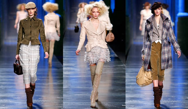 <b>萩原輝美｜CHRISTIAN DIOR｜クリスチャン ディオール</b>　2010年秋冬コレクションより。