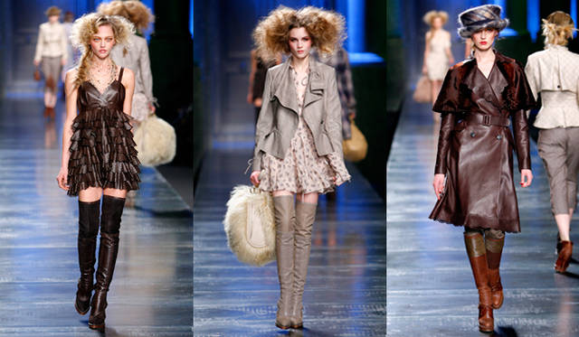 <b>萩原輝美｜CHRISTIAN DIOR｜クリスチャン ディオール</b>　2010年秋冬コレクションより。