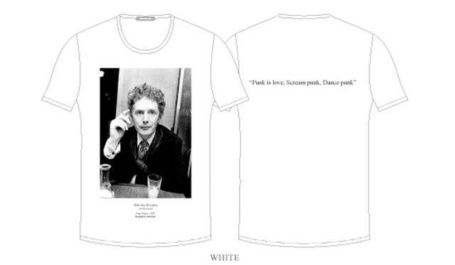 <b>ミュージアム・ニュー｜museum neu</b>　マルコム・マクラーレン追悼Tシャツ 6930円