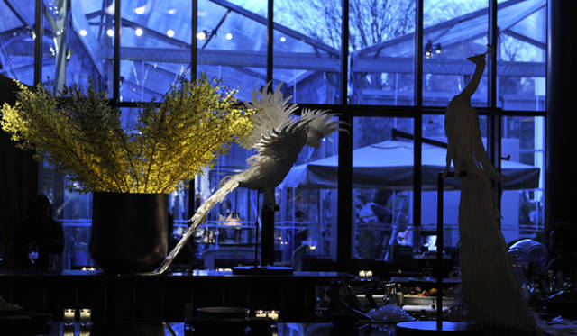 BVLGARI｜ブルガリ　2010-11秋冬コレクションより、会場のようす。