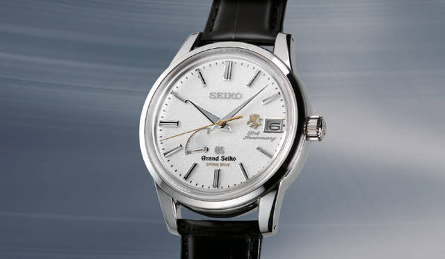 SEIKO｜セイコー　「＜グランドセイコー＞ 50周年記念スプリングドライブ限定モデル」<br />自動巻き（手巻きつき）、キャリバー「9R15」搭載、Ptケース×クロコダイルストラップ、限定30本、210万円、11月19日発売予定。