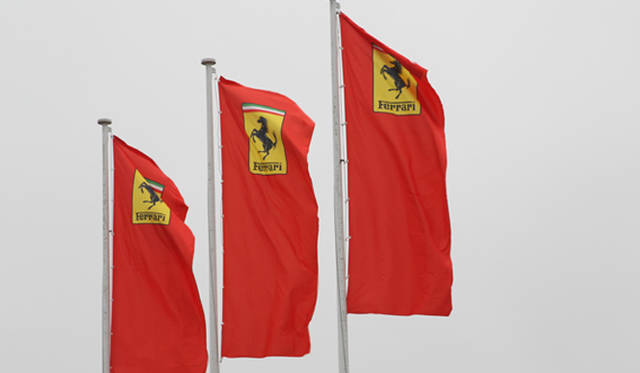 　カヴァッリーノ・ランパンテの旗