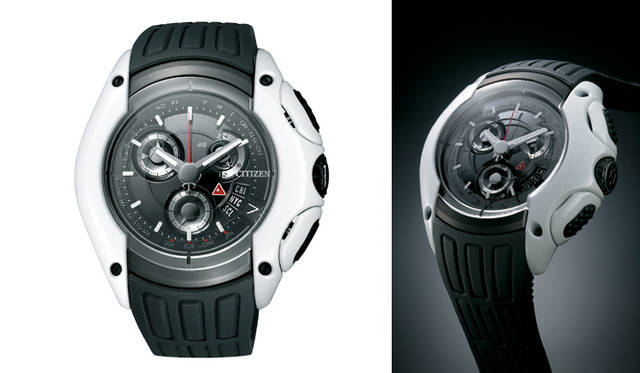 <b>CITIZEN｜シチズン</b> 「エコ・ドライブ ドーム　ホワイトモデル」シチズン独自のパール塗装を施したホワイトモデル。5種の塗装により光沢あふれるパールの輝きが特徴。エコ・ドライブ、チタン（パールホワイト塗装）ケース×ウレタンストラップ、世界限定250個、26万2500円